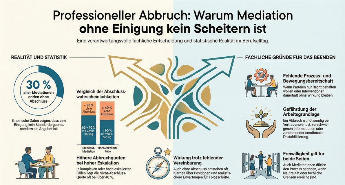 Abbruch Beendigug von Mediationen